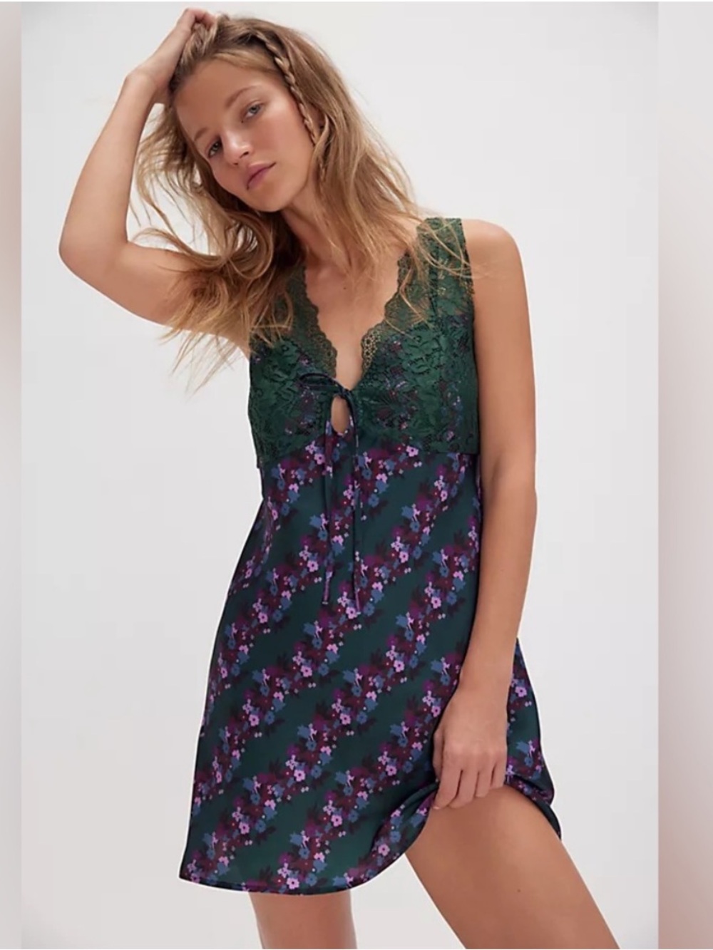Free People Countryside Printed Mini Dress